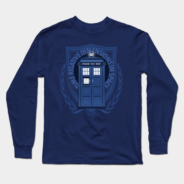 Time and Relative Dimension in Space Long Sleeve T-Shirt by TomTrager